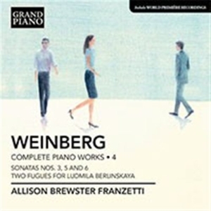 Weinberg - Piano Works Vol 4 i gruppen Externt_Lager / Naxoslager hos Bengans Skivbutik AB (568680)