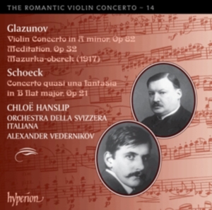 Glazunov / Schoeck - Romantic Violin Concerto Vol 14 i gruppen Externt_Lager / Naxoslager hos Bengans Skivbutik AB (568694)