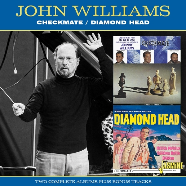 John Williams - Checkmate & Diamond Head - Two Complete Albums Plus Bonus Tracks i gruppen CD / Kommande / Film-Musikal,Pop-Rock hos Bengans Skivbutik AB (5687000)
