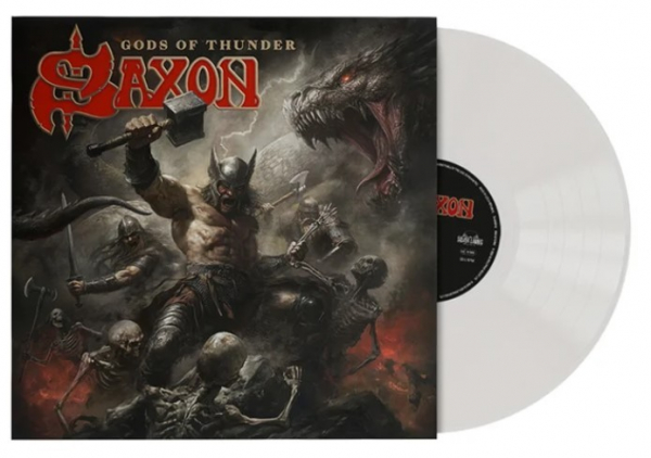 Saxon - Gods Of Thunder (Indies Exclusive Transparent Ghost Colour Vinyl) i gruppen VINYL / Kommande / Hårdrock hos Bengans Skivbutik AB (5687054)