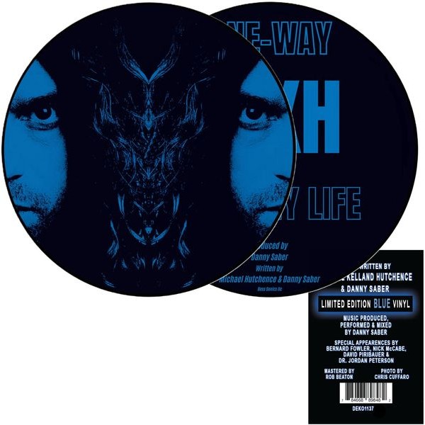 Michael Hutchence - One Way / Save My Life (Blue Vinyl) i gruppen VINYL / Pop-Rock hos Bengans Skivbutik AB (5688613)