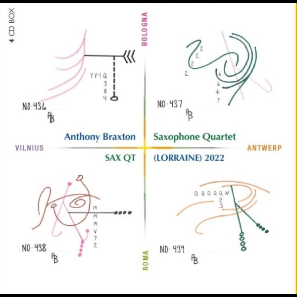 Anthony Braxton Saxophone Quartet - Sax Qt (Lorraine) 2022 i gruppen CD / Toppsäljare hos Bengans Skivbutik AB (5688873)
