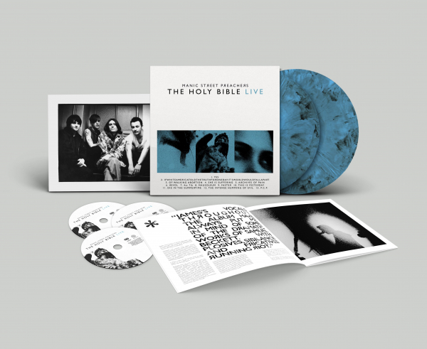 Manic Street Preachers - Holy Bible Live (Boxset Blue Marble 2Lp, 2Cd, Bd) i gruppen VINYL / Kommande / Pop-Rock hos Bengans Skivbutik AB (5689878)