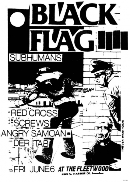 Black Flag - SubHumans 91,5 x 61 cm i gruppen MERCHANDISE / Poster / Punk hos Bengans Skivbutik AB (5690289)