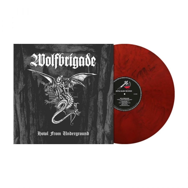 Wolfbrigade - Howl From Underground (Red/Black Ma i gruppen VINYL / Kommande / Hårdrock hos Bengans Skivbutik AB (5690344)