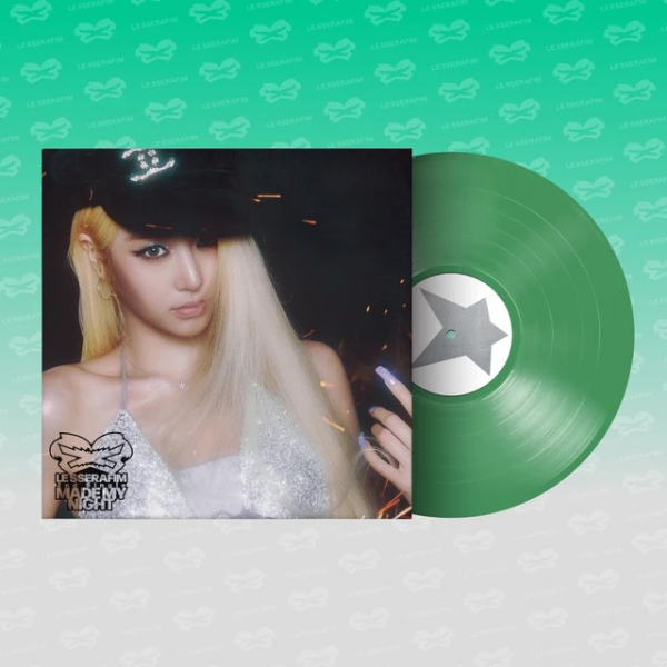 Le Sserafim - Made My Night (Spring Green Ver.) i gruppen VINYL / Kommande / K-Pop hos Bengans Skivbutik AB (5690652)