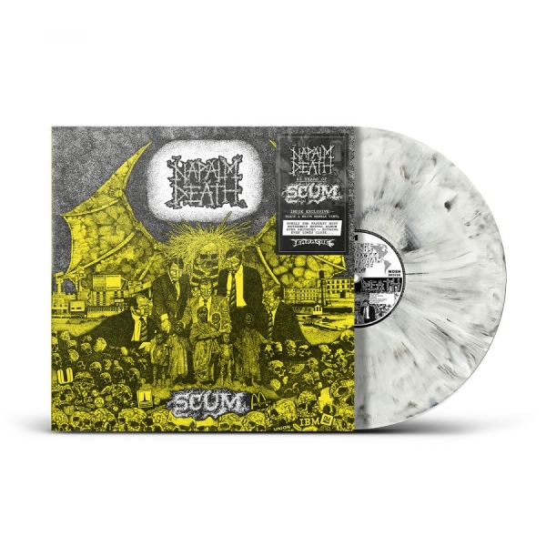 Napalm Death - Scum (Black & White Marbled Vinyl L i gruppen VINYL / Kommande / Hårdrock hos Bengans Skivbutik AB (5690961)
