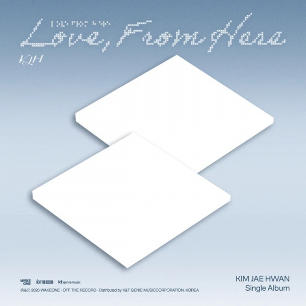 Kim Jae Hwan - Love, From Here (Random Ver.) i gruppen CD / Kommande / K-Pop hos Bengans Skivbutik AB (5690983)