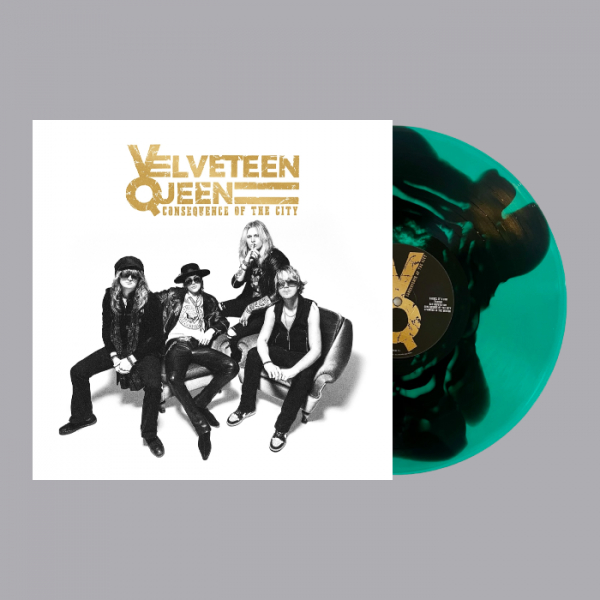 Velveteen Queen - Consequence Of The City (Green/Black Marble Vinyl LP) i gruppen VINYL / Nyheter / Hårdrock hos Bengans Skivbutik AB (5691010)