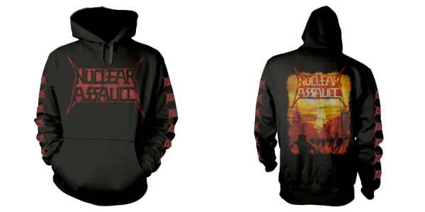 Nuclear Assault - Hood - Game Over (Xxxl) i gruppen MERCHANDISE / Hoodies / Kommande / Hårdrock hos Bengans Skivbutik AB (5691227)
