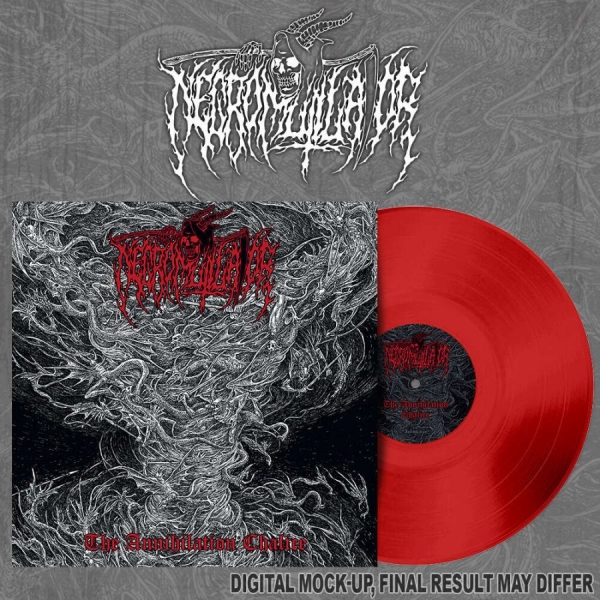 Necromutilator - Annihilation Chalice The (Red Vinyl i gruppen VINYL / Kommande / Hårdrock hos Bengans Skivbutik AB (5691327)