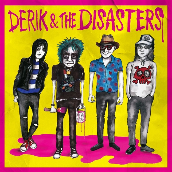 Derik & The Disasters - Derik & The Disasters (Pink Vinyl L i gruppen VINYL / Kommande / Pop-Rock hos Bengans Skivbutik AB (5691342)