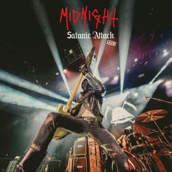 Midnight - Satanic Attack Live! i gruppen CD / Kommande / Hårdrock hos Bengans Skivbutik AB (5691353)