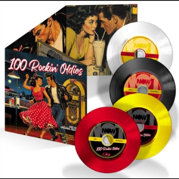 Various Artists - 100 Rockin' Oldies i gruppen CD / Kommande / Pop-Rock hos Bengans Skivbutik AB (5691854)