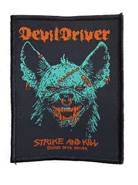 Devildriver - Patch Strike And Kill (10 Cm X 7,7) i gruppen MERCHANDISE / Accessoarer / Kommande / Hårdrock hos Bengans Skivbutik AB (5691961)