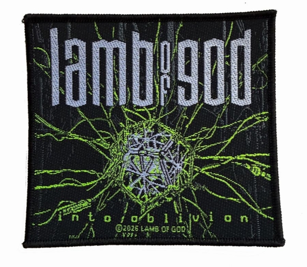 Lamb Of God - Patch Into Oblivion (9,5 Cm X 10,3 i gruppen MERCHANDISE / Accessoarer / Kommande / Hårdrock hos Bengans Skivbutik AB (5691967)