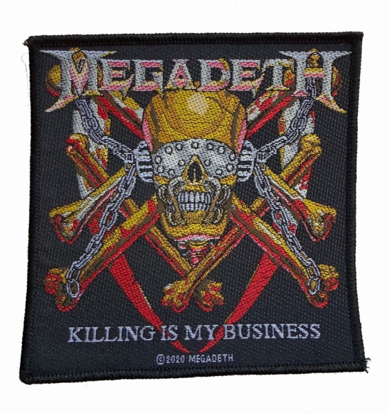 Megadeth - Patch Killing Is My Business (10,1 i gruppen MERCHANDISE / Accessoarer / Kommande / Hårdrock hos Bengans Skivbutik AB (5691972)