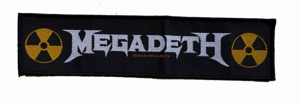 Megadeth - Patch Logo (4,8 Cm X 19,9 Cm) i gruppen MERCHANDISE / Accessoarer / Kommande / Hårdrock hos Bengans Skivbutik AB (5691973)