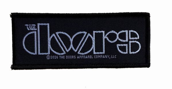 Doors The - Patch Logo (4 Cm X 10,1 Cm) i gruppen MERCHANDISE / Accessoarer / Kommande / Pop-Rock hos Bengans Skivbutik AB (5691985)