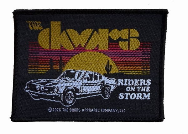 Doors The - Patch Riders Of The Storm (7,3 Cm X i gruppen MERCHANDISE / Accessoarer / Kommande / Pop-Rock hos Bengans Skivbutik AB (5691986)