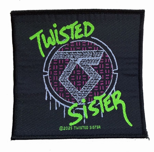 Twisted Sister - Patch Spray Logo (9,7 Cm X 10 Cm) i gruppen MERCHANDISE / Accessoarer / Kommande / Hårdrock hos Bengans Skivbutik AB (5691988)