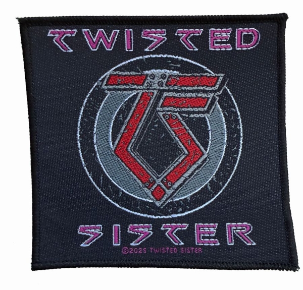 Twisted Sister - Patch Logo (9,8 Cm X 10,1 Cm) i gruppen MERCHANDISE / Accessoarer / Kommande / Hårdrock hos Bengans Skivbutik AB (5691989)