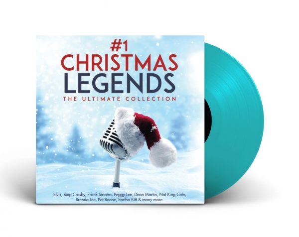 Various Artists - #1 Christmas Legends (Blue Vinyl Lp i gruppen VINYL / Kommande / Julmusik hos Bengans Skivbutik AB (5692068)