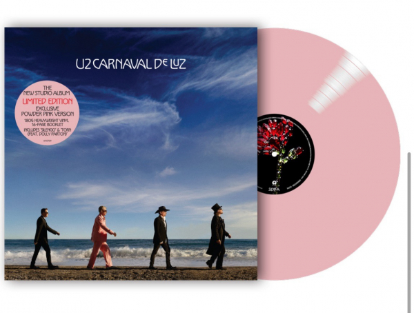 U2 - Carnaval De Luz (Indie Powder Rose Pink Vinyl) i gruppen VINYL / Kommande / Pop-Rock hos Bengans Skivbutik AB (5692218)