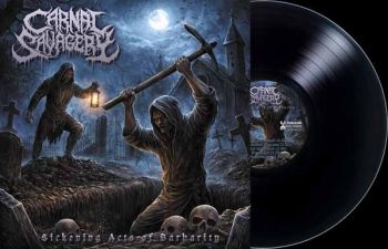 Carnal Savagery - Sickening Acts Of Barbarity (Black i gruppen VINYL / Kommande / Hårdrock hos Bengans Skivbutik AB (5692240)