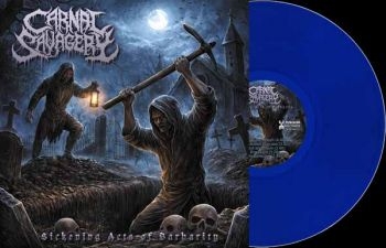 Carnal Savagery - Sickening Acts Of Barbarity (Blue V i gruppen VINYL / Kommande / Hårdrock hos Bengans Skivbutik AB (5692242)