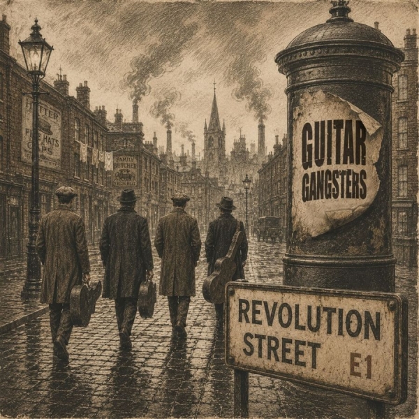 Guitar Gangsters - Revolution Street (Grey Red Black S i gruppen VINYL / Kommande / Pop-Rock hos Bengans Skivbutik AB (5692402)