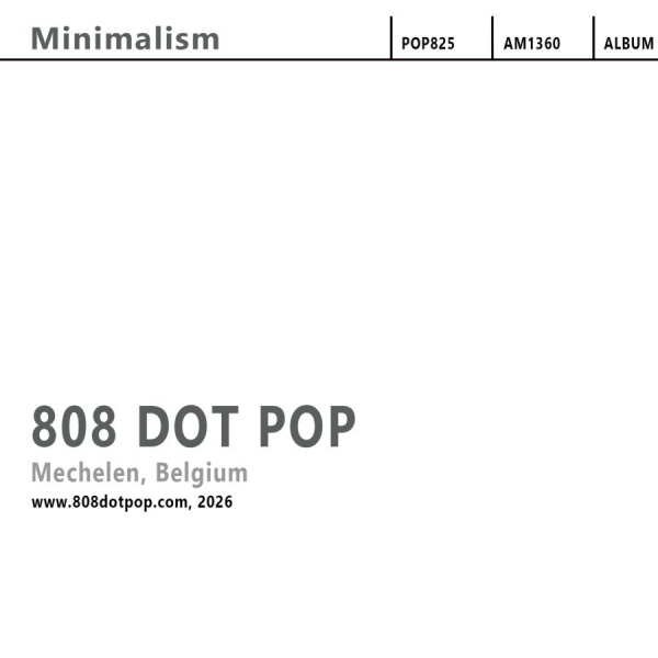 808 Dot Pop - Minimalism (White Album) i gruppen CD / Kommande / Pop-Rock hos Bengans Skivbutik AB (5692412)