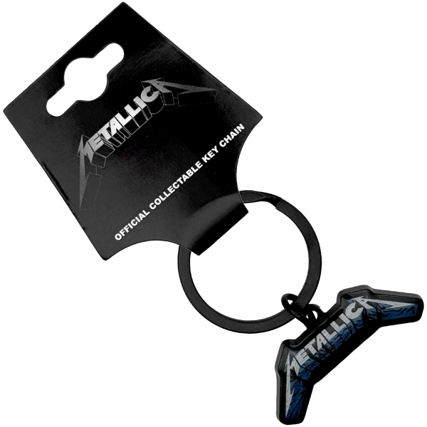 Metallica - Blue Shadow Logo Keychain i gruppen MERCHANDISE / Nyckelring / / hos Bengans Skivbutik AB (5692759)