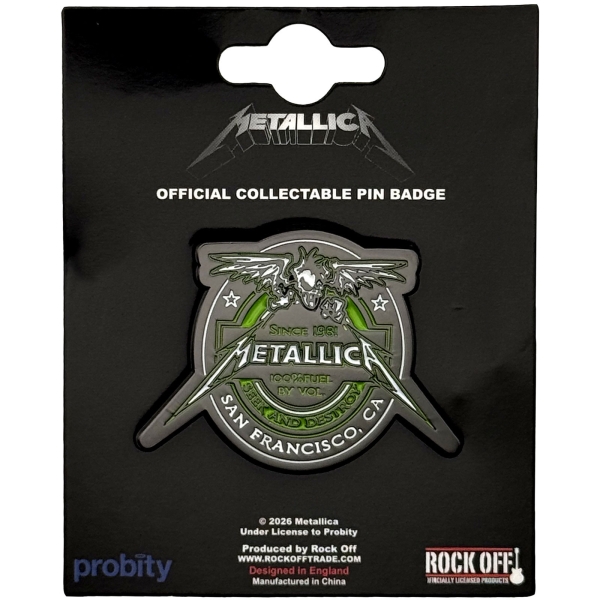 Metallica - Fuel Pin Badge i gruppen MERCHANDISE / Pin-Button Badge / / hos Bengans Skivbutik AB (5692776)
