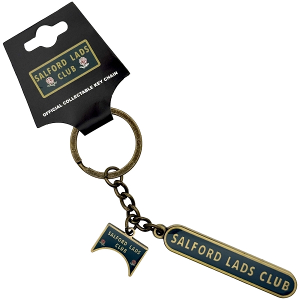 Salford Lads Club - Logo Charm Keychain i gruppen MERCH / Accessoarer / Nyckelringar hos Bengans Skivbutik AB (5692784)