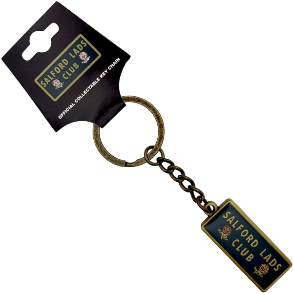 Salford Lads Club - Box Logo Keychain i gruppen MERCH / Accessoarer / Nyckelringar hos Bengans Skivbutik AB (5692785)