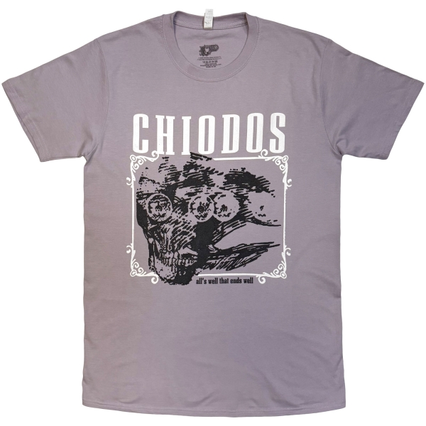 Chiodos - Awtew Faded Face Uni Purp T-Shirt i gruppen MERCHANDISE / T-shirt / Nyheter / Hårdrock hos Bengans Skivbutik AB (5692980r)