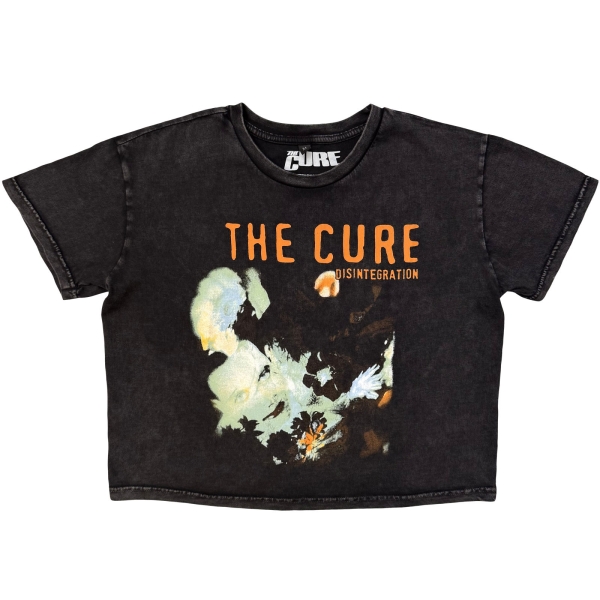 The Cure - Disintegration Stone Wash Lady Char Crop Top i gruppen MERCHANDISE / T-shirt / Nyheter / Pop-Rock hos Bengans Skivbutik AB (5692981r)