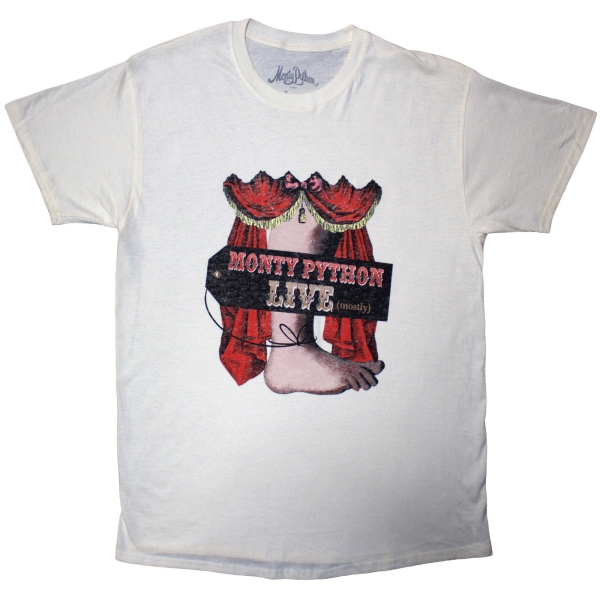 Monty Python - Live Uni Natrl T-Shirt i gruppen MERCHANDISE / T-shirt / Nyheter / Film-Musikal hos Bengans Skivbutik AB (5693007r)
