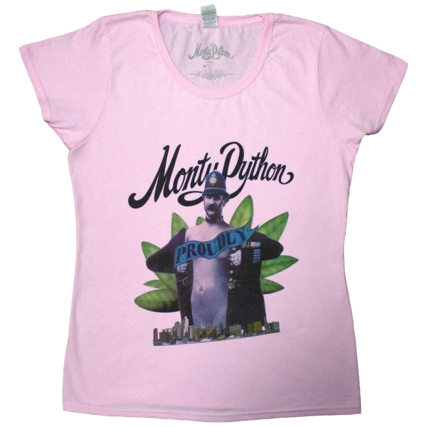 Monty Python - Proudly Lady Pink T-Shirt i gruppen MERCHANDISE / T-shirt / Nyheter / Film-Musikal hos Bengans Skivbutik AB (5693009r)