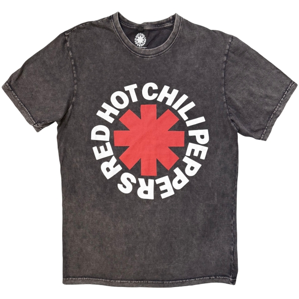 Red Hot Chili Peppers - Classic Asterisk Stone Wash Uni Char T-Shirt i gruppen MERCHANDISE / T-shirt / Nyheter / Pop-Rock hos Bengans Skivbutik AB (5693021r)