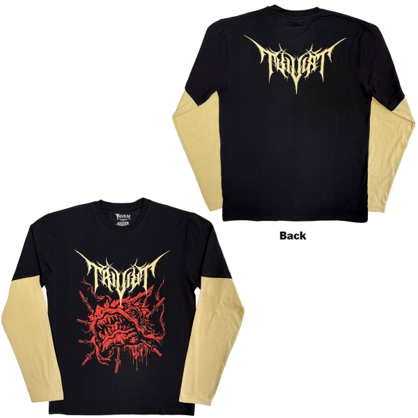 Trivium - Red Demon Uni Bl/Sand Layered Longsleeve i gruppen MERCHANDISE / T-shirt / Nyheter / Hårdrock hos Bengans Skivbutik AB (5693031r)