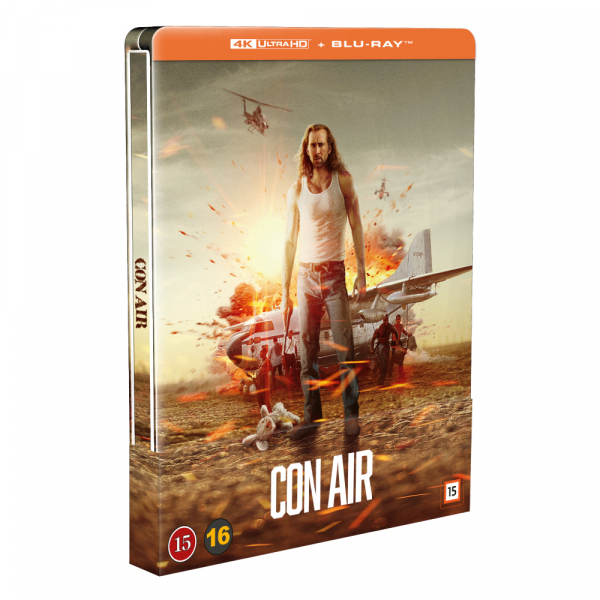 Movie - Con Air (Ltd Steelbook 2-disc / 4K UHD + Blu-ray) i gruppen FILM / Film UHD-4K /  /  hos Bengans Skivbutik AB (5693040)