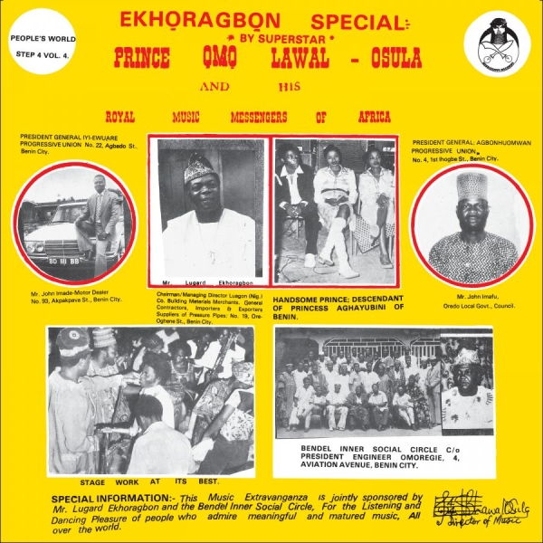 Prince *M* Lawal-Osula And His Roya - Oru Ye Ye Ye i gruppen VINYL / Kommande / Jazz hos Bengans Skivbutik AB (5693155)