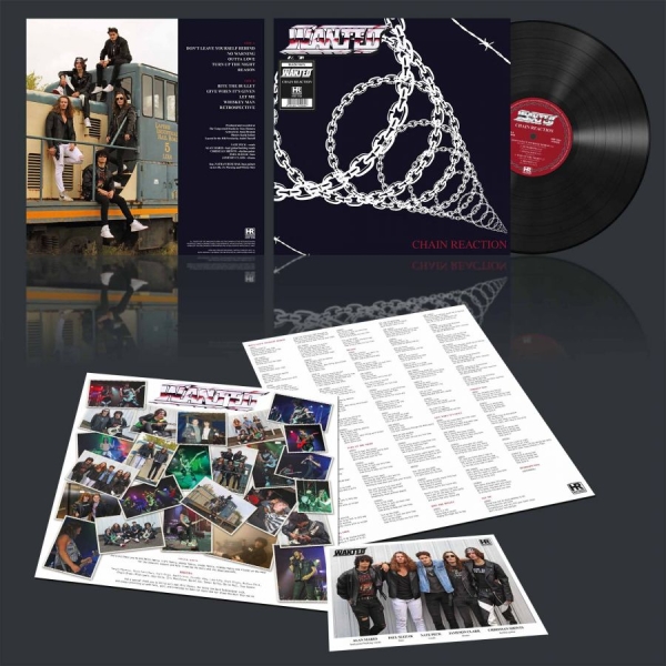 Wanted - Chain Reaction (Black Vinyl Lp) i gruppen VINYL / Kommande / Hårdrock hos Bengans Skivbutik AB (5693198)