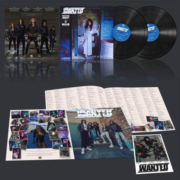 Wanted - Late Attraction (2 Lp Black Vinyl) i gruppen VINYL / Kommande / Hårdrock hos Bengans Skivbutik AB (5693199)