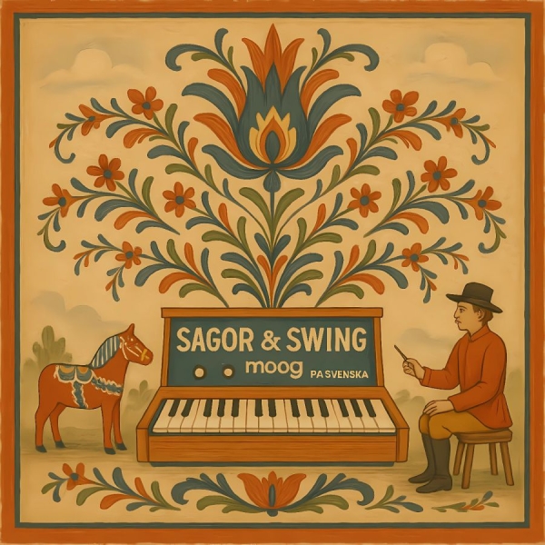 Sagor & Swing - Moog På Svenska i gruppen VINYL / Kommande / World Music hos Bengans Skivbutik AB (5693437)