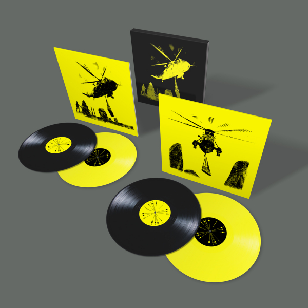 Mogwai - Happy Tears (4Lp, Black, Yellow Vinyl, Embossed O Card) i gruppen VINYL / Kommande / Pop-Rock hos Bengans Skivbutik AB (5693489)