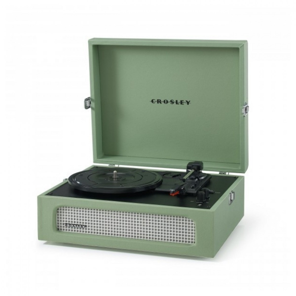 Vinylspelare - Voyager Portable Turntable  (Sage)- Now With Bluetooth Out i gruppen Utrustning & tillbehör / Vinylspelare hos Bengans Skivbutik AB (5693696)