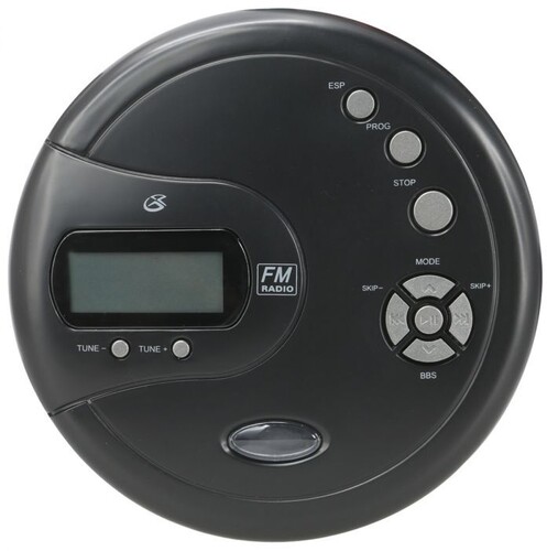 CD-Spelare - Gpx Pc332b Portable Cd Player With 60 Second Anti-Skip Fm Radio (Black) i gruppen ÖVRIGT / hos Bengans Skivbutik AB (5693702)